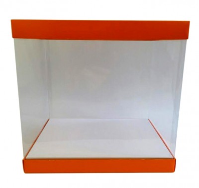 Caja de PVC transparente para mona de pascua